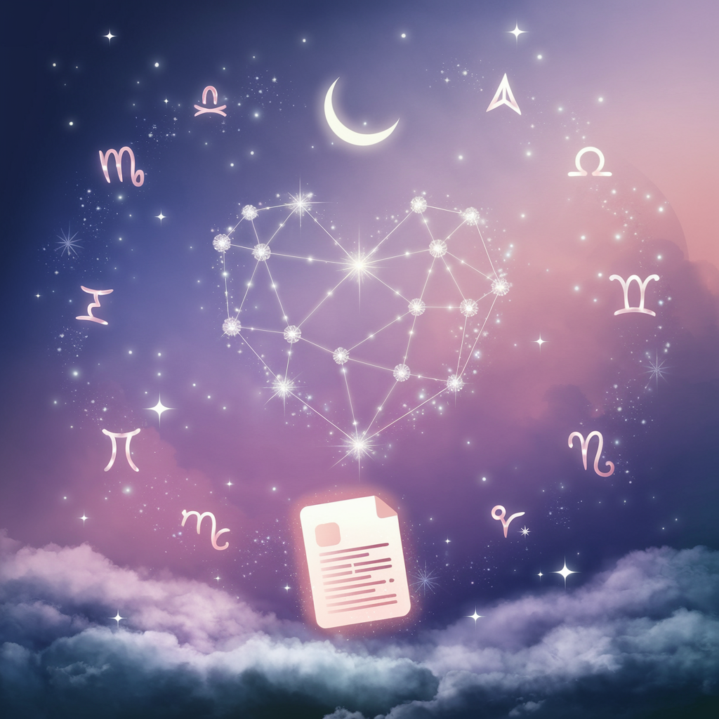 Couple regardant leur rapport de compatibilité astrologique